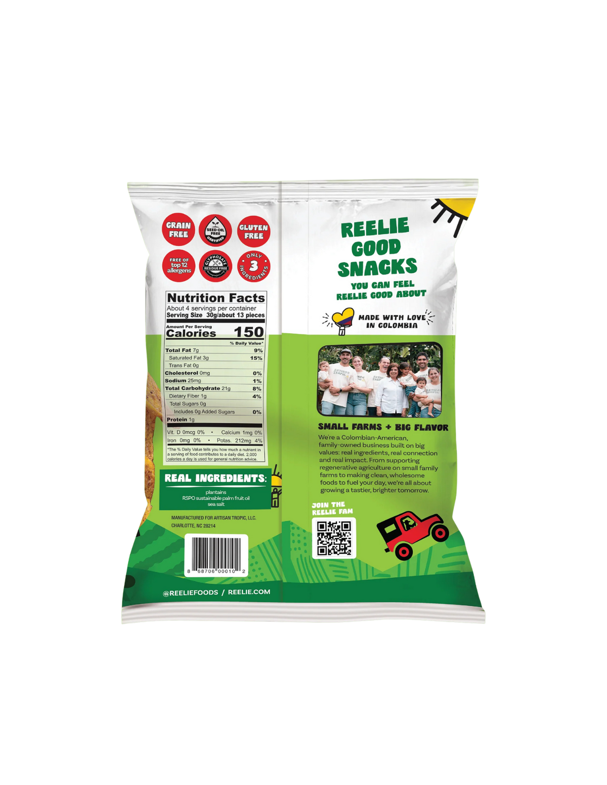 REELIE - Sea Salt Plantain Chips