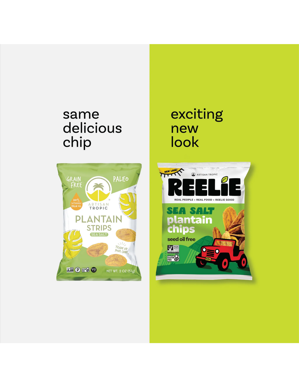 REELIE - Sea Salt Plantain Chips