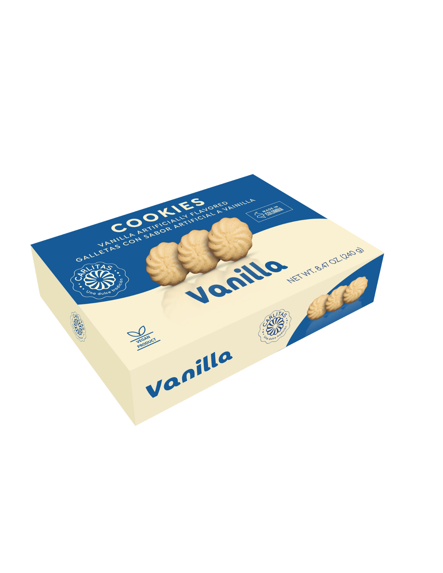 GALLETAS CARLITAS  - Vanilla Cookies (8.47oz)