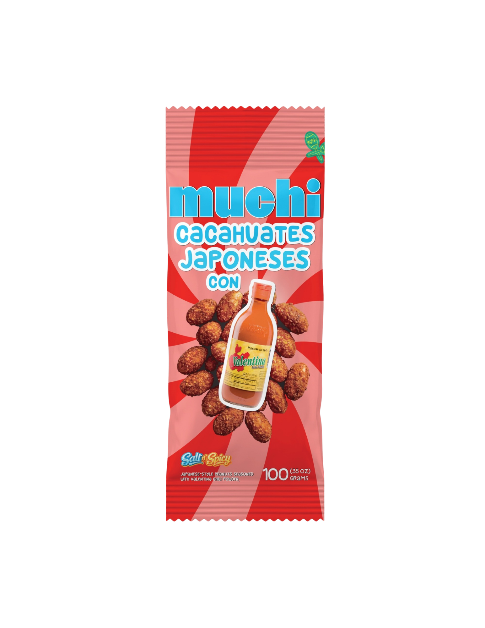 Muchi (Cacahuates Japoneses Con (Japanese-Style Peanuts Chili Powder)