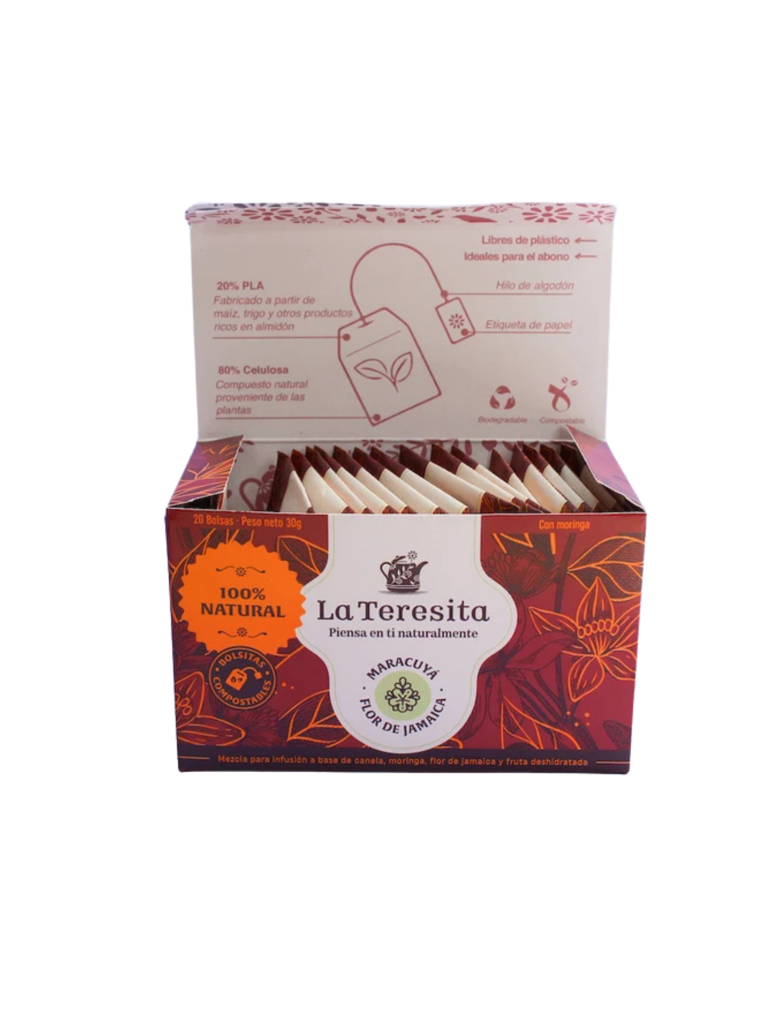 La Teresita - Passion Fruit, Moringa, Hibiscus Flower 